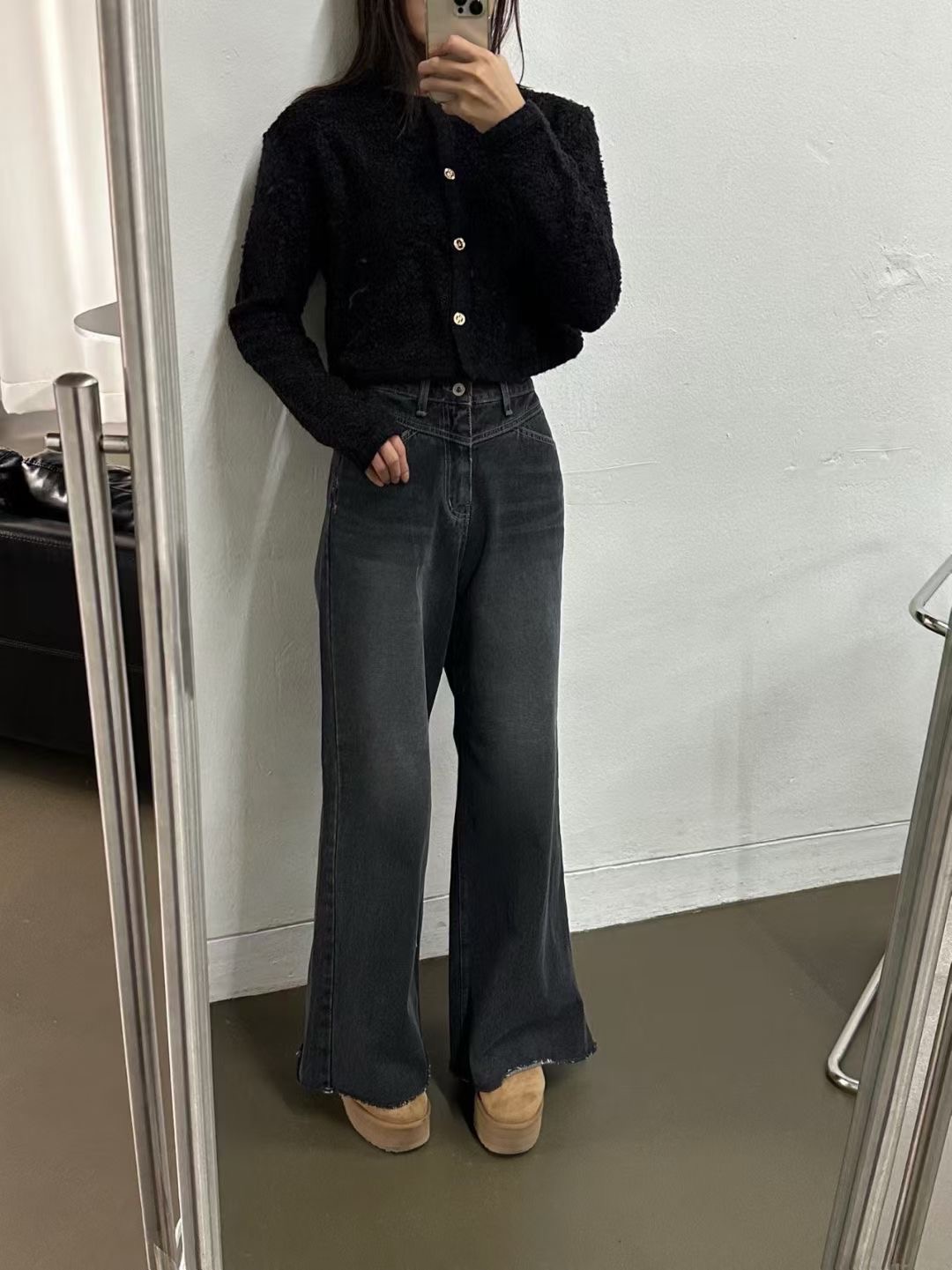 FAVOR韓國直郵㊣女裝新品職業25秋冬熱賣人氣休閑針織衫開衫ARRICCHISI針織衫圖色3