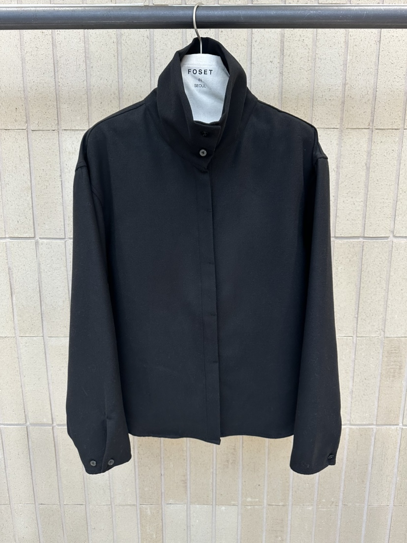 FOSET東大門㊣直郵女裝新品職業推薦25秋冬時尚休閑襯衫蕾絲衫FOSET襯衫/蕾絲衫圖色2