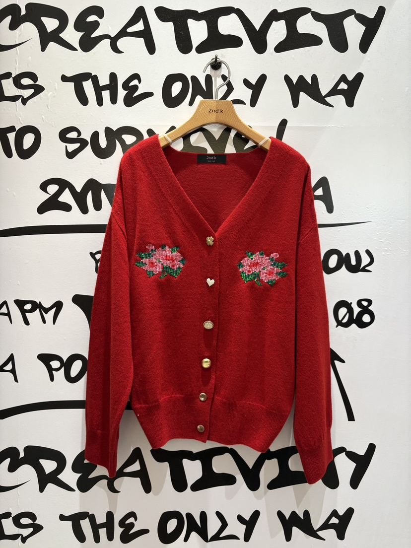 2ND K東大門㊣直郵女裝新品時尚25秋冬職業休閑針織衫羊毛衫2ND K針織衫圖色3