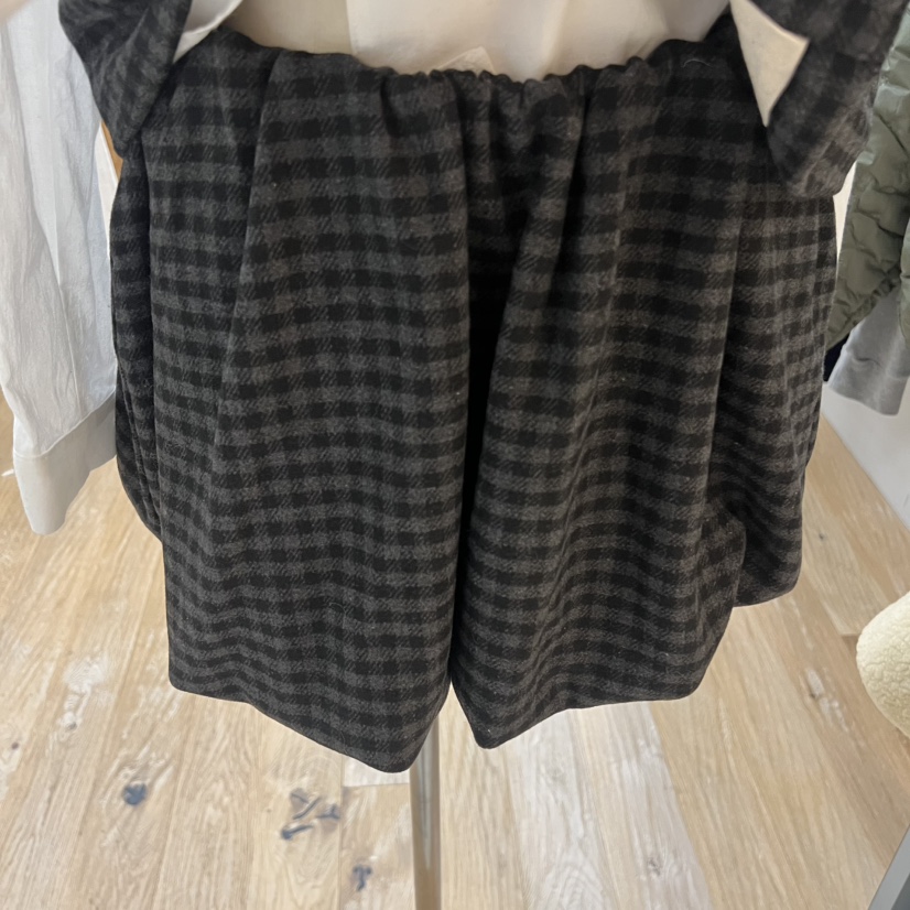 THEPLAN韓國代購㊣女士新品25秋冬推薦休閑時尚熱賣短裙格子THE PLAN短裙圖色1