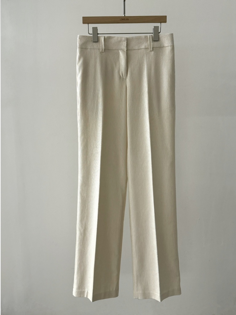 LOWBURN東大門㊣實拍女士新款熱賣推薦人氣休閑褲燈芯絨天絲LOWBURN休閑褲圖色1