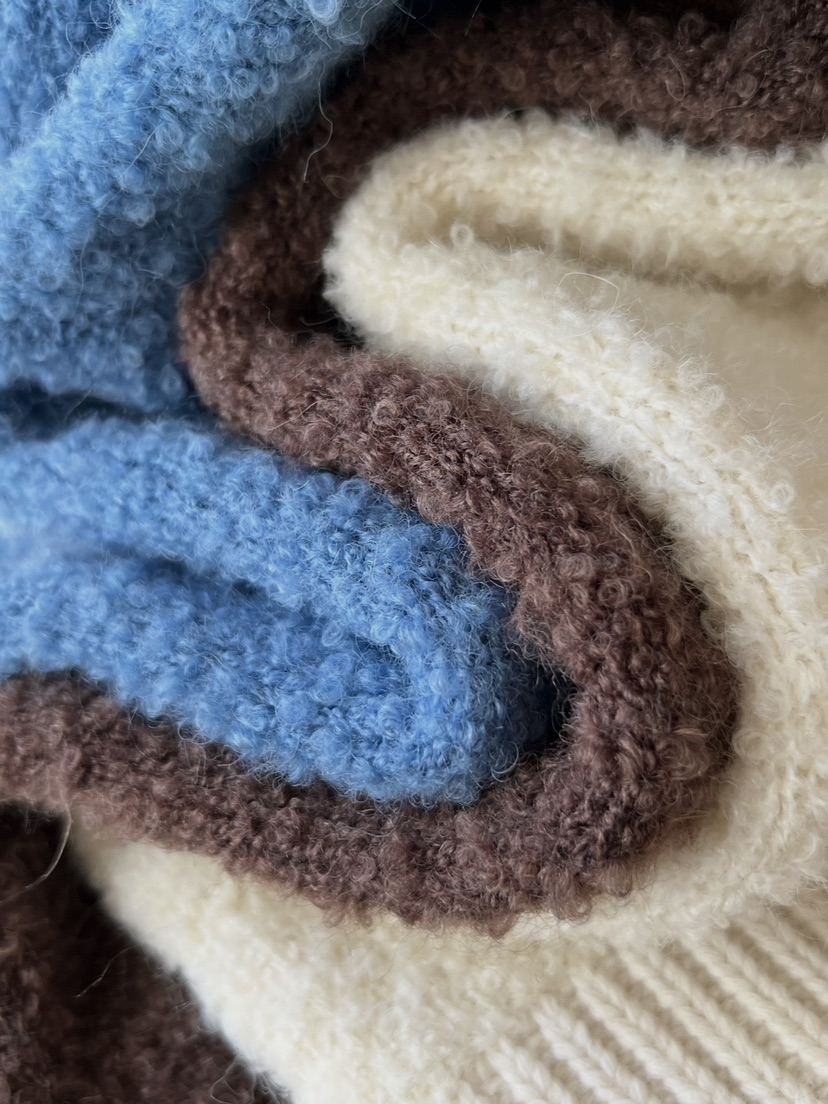 LOWBURN韓國直郵㊣女士新品時尚25秋冬休閑熱賣針織衫口袋開衫LOWBURN針織衫