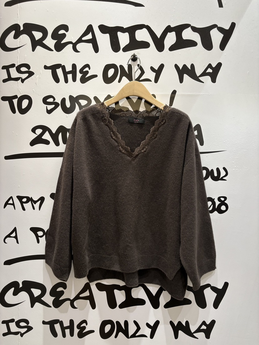 2ND K東大門㊣實拍女裝新款休閑熱賣25秋冬人氣推薦針織衫2ND K針織衫圖色2