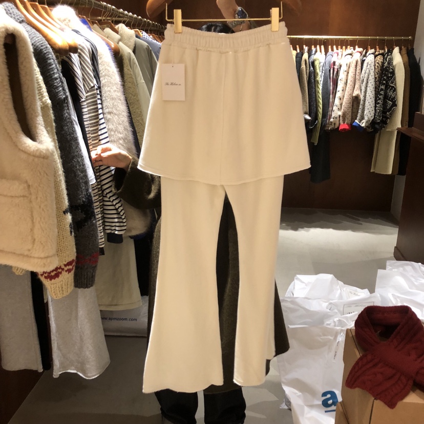 HEBON韓國直郵㊣女裝新款時尚人氣職業休閑推薦25秋冬裙褲加絨HEBON裙褲