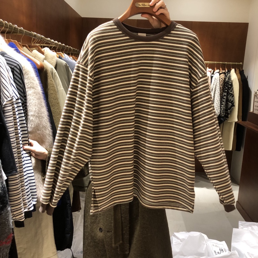 HEBON東大門㊣直郵女士新品25秋冬時尚休閑熱賣推薦長袖T恤HEBON長袖T恤圖色2