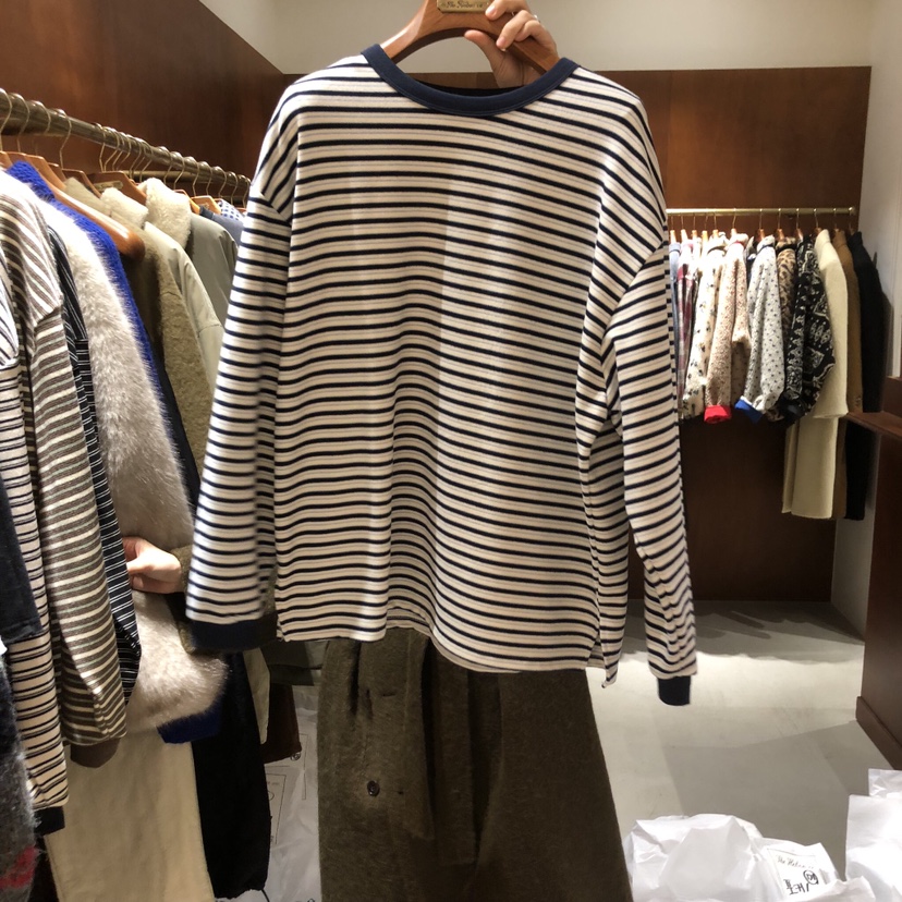 HEBON東大門㊣直郵女士新品25秋冬時尚休閑熱賣推薦長袖T恤HEBON長袖T恤圖色3