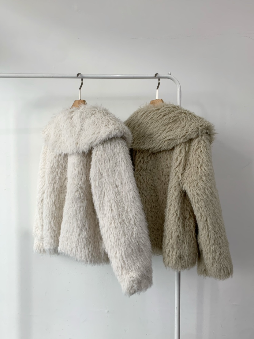 ANOU韓國代購㊣女裝新款休閑人氣25秋冬推薦時尚職業短款大衣ANOU短款大衣