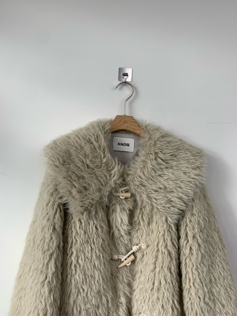 ANOU韓國代購㊣女裝新款休閑人氣25秋冬推薦時尚職業短款大衣ANOU短款大衣