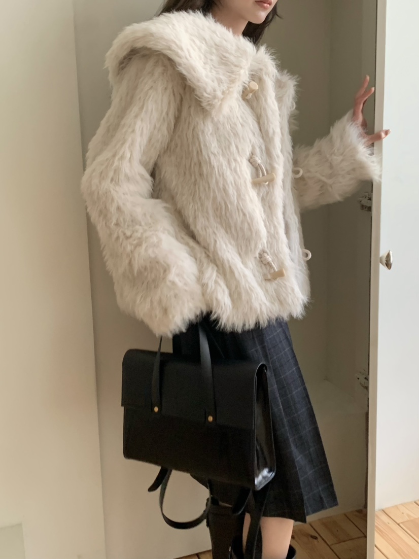 ANOU韓國代購㊣女裝新款休閑人氣25秋冬推薦時尚職業短款大衣ANOU短款大衣