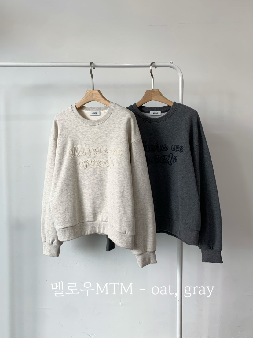 ANOU韓國直郵㊣女士新款人氣25秋冬休閑推薦熱賣職業衛衣加絨ANOU衛衣