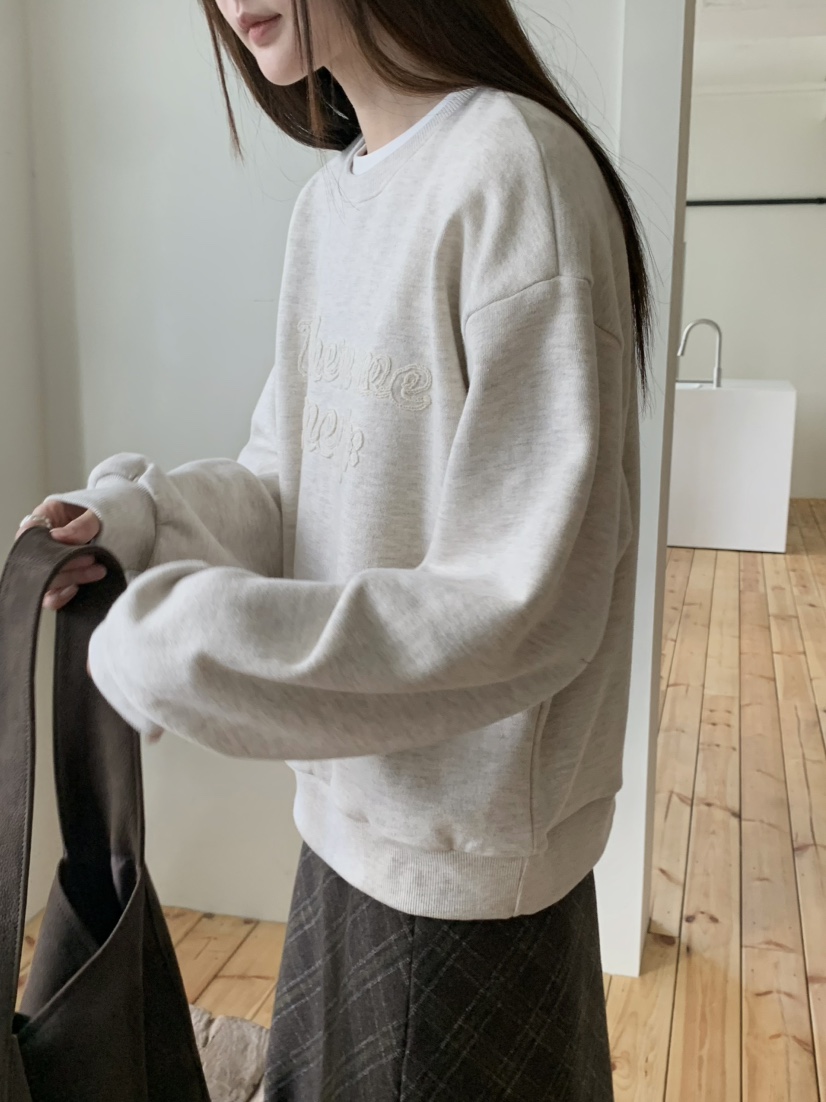 ANOU韓國直郵㊣女士新款人氣25秋冬休閑推薦熱賣職業衛衣加絨ANOU衛衣