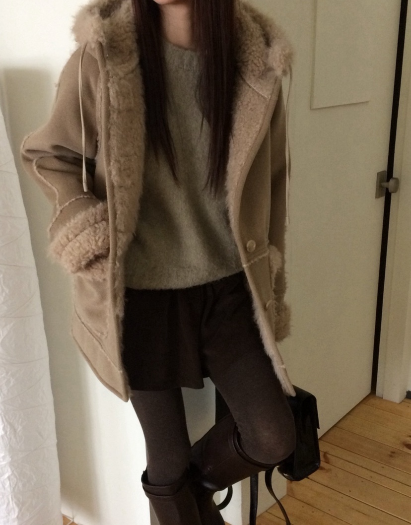 ANOU東大門㊣代購女士新款時尚職業推薦熱賣休閑中長款大衣ANOU中長款大衣