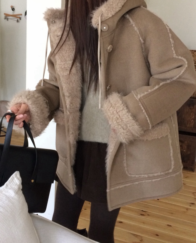 ANOU東大門㊣代購女士新款時尚職業推薦熱賣休閑中長款大衣ANOU中長款大衣