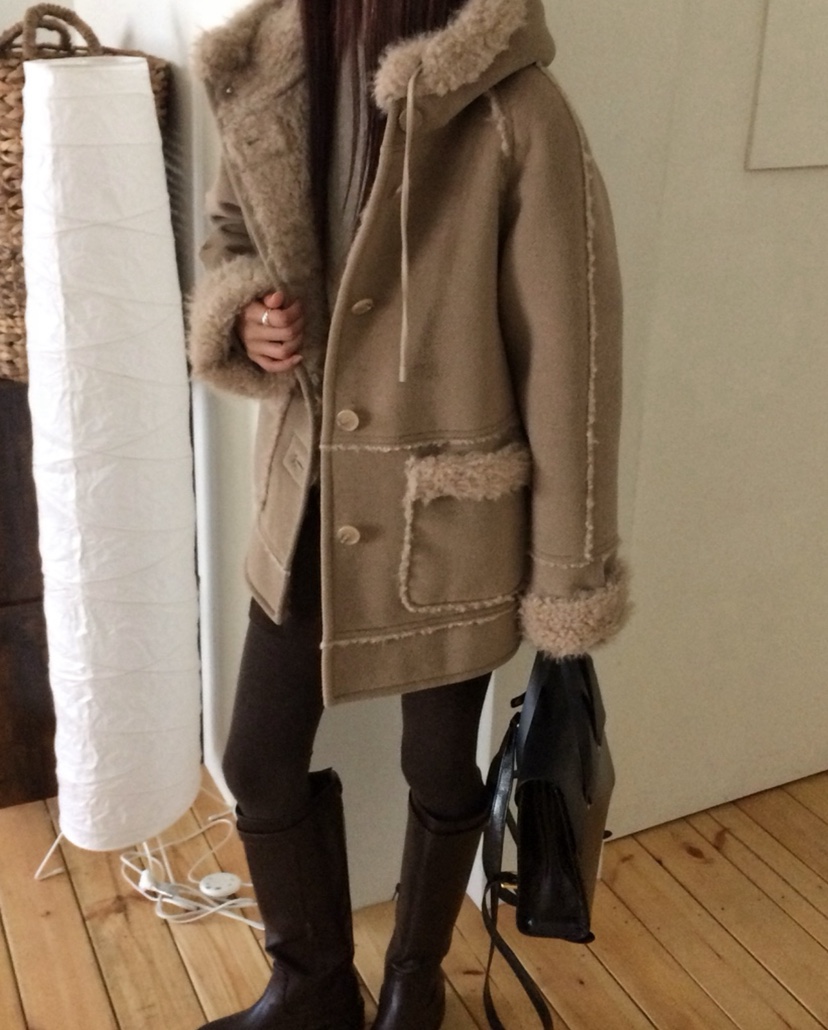 ANOU東大門㊣代購女士新款時尚職業推薦熱賣休閑中長款大衣ANOU中長款大衣