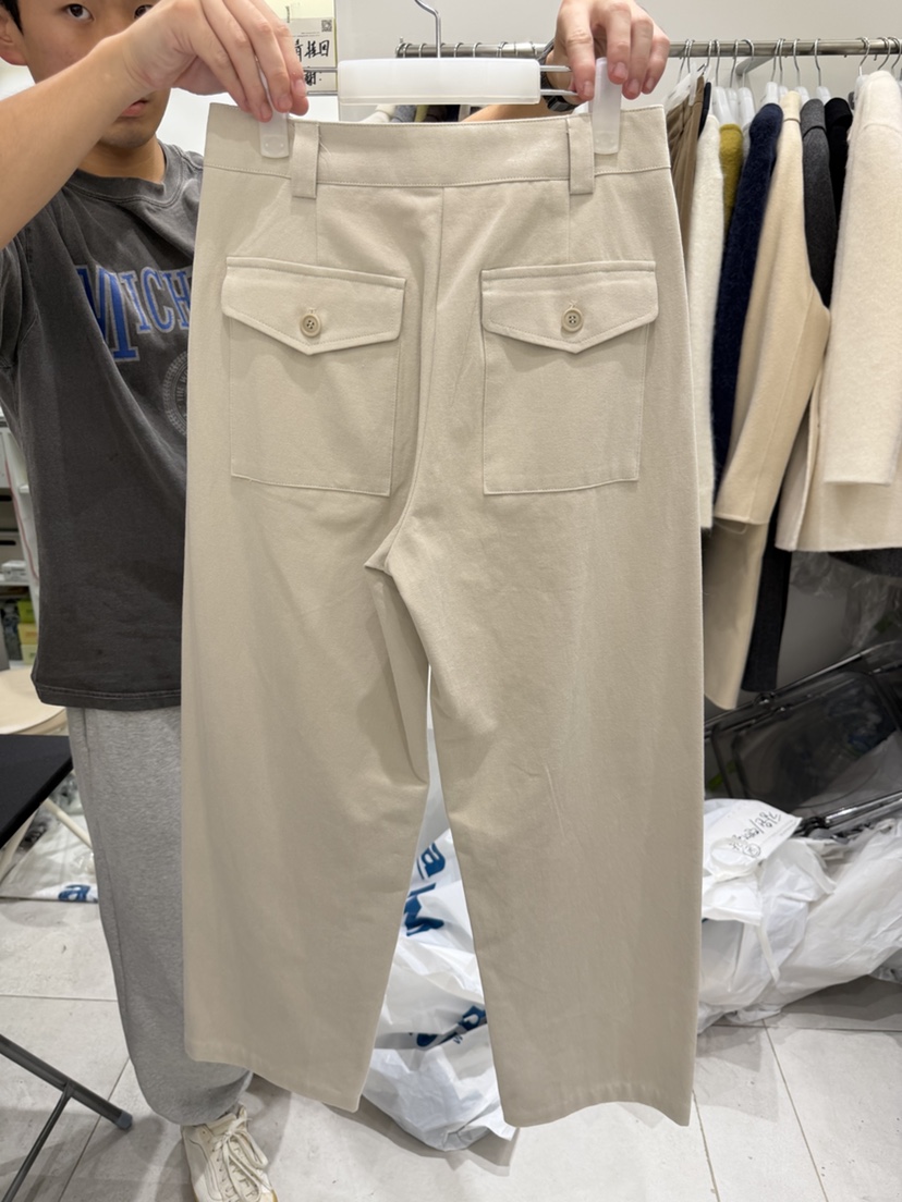 WOOD SAGE韓國代購㊣女士新款人氣時尚推薦職業休閑休閑褲WOOD SAGE休閑褲