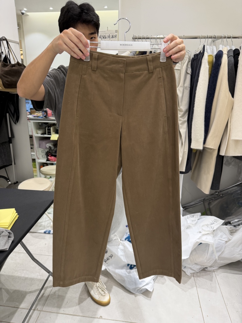WOOD SAGE韓國代購㊣女士新款人氣時尚推薦職業休閑休閑褲WOOD SAGE休閑褲圖色2