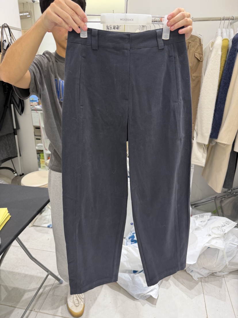 WOOD SAGE韓國代購㊣女士新款人氣時尚推薦職業休閑休閑褲WOOD SAGE休閑褲圖色3