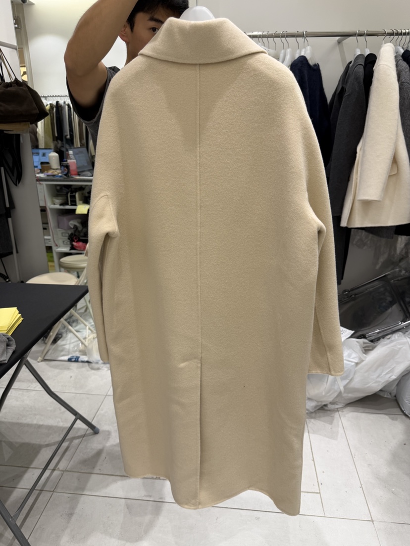 WOOD SAGE東大門㊣直郵女裝新品職業休閑熱賣時尚中長款大衣WOOD SAGE中長款大衣