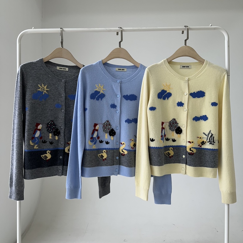 JENNY 1976韓國直郵㊣女士新款25秋冬時尚推薦熱賣針織衫羊毛JENNY 1976針織衫