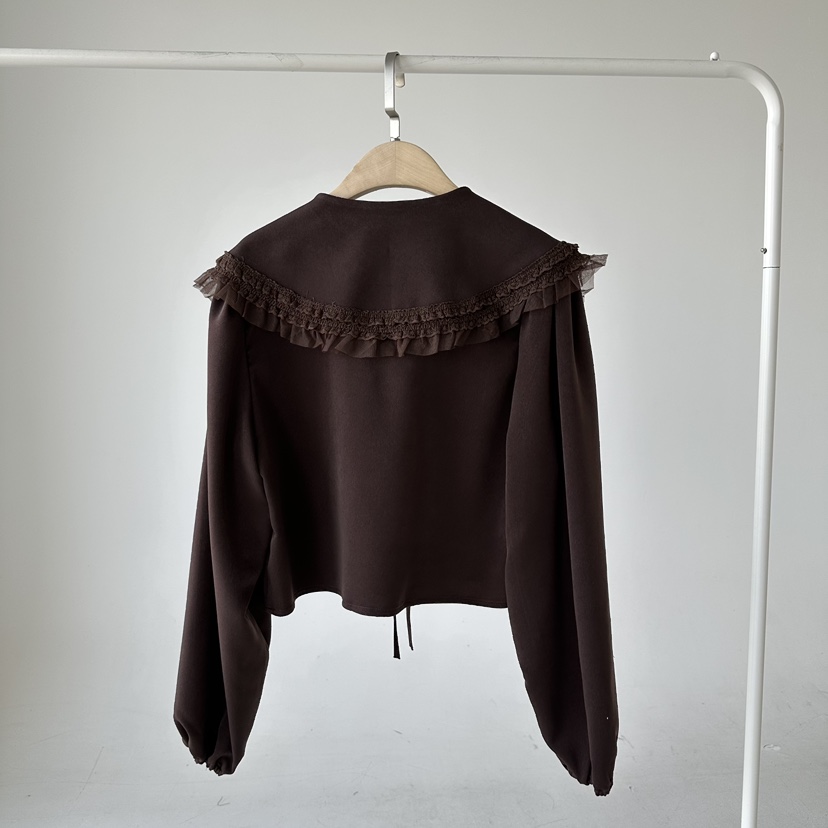 JENNY 1976東大門㊣代購女裝新款熱賣休閑職業時尚襯衫蕾絲衫JENNY 1976襯衫/蕾絲衫