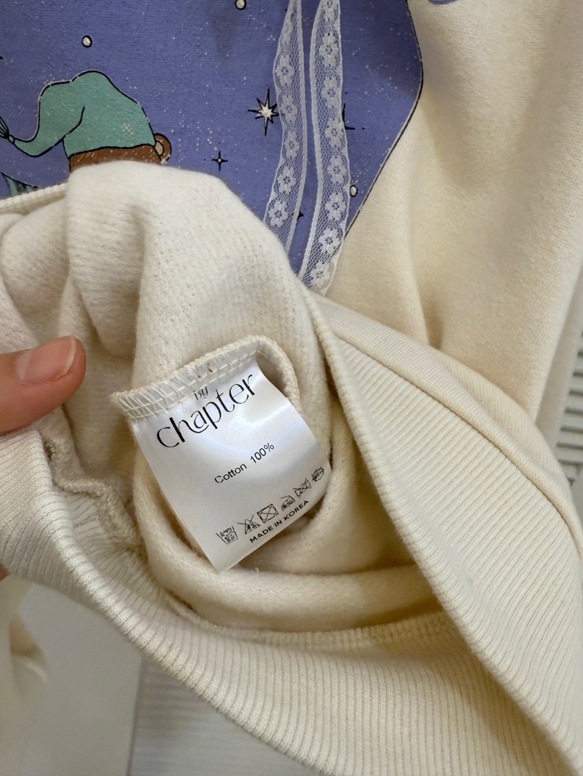 BY CHAPTER韓國代購㊣女裝新款熱賣人氣時尚休閑衛衣假兩件BY Chapter衛衣