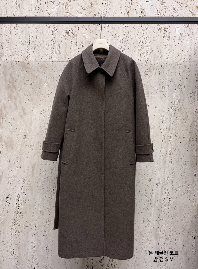 BLOSSOM東大門㊣直郵女裝新款人氣時尚職業中長款大衣含腰帶BLOSSOM中長款大衣