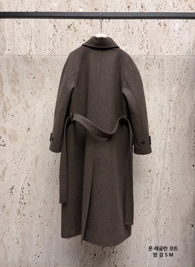 BLOSSOM東大門㊣直郵女裝新款人氣時尚職業中長款大衣含腰帶BLOSSOM中長款大衣