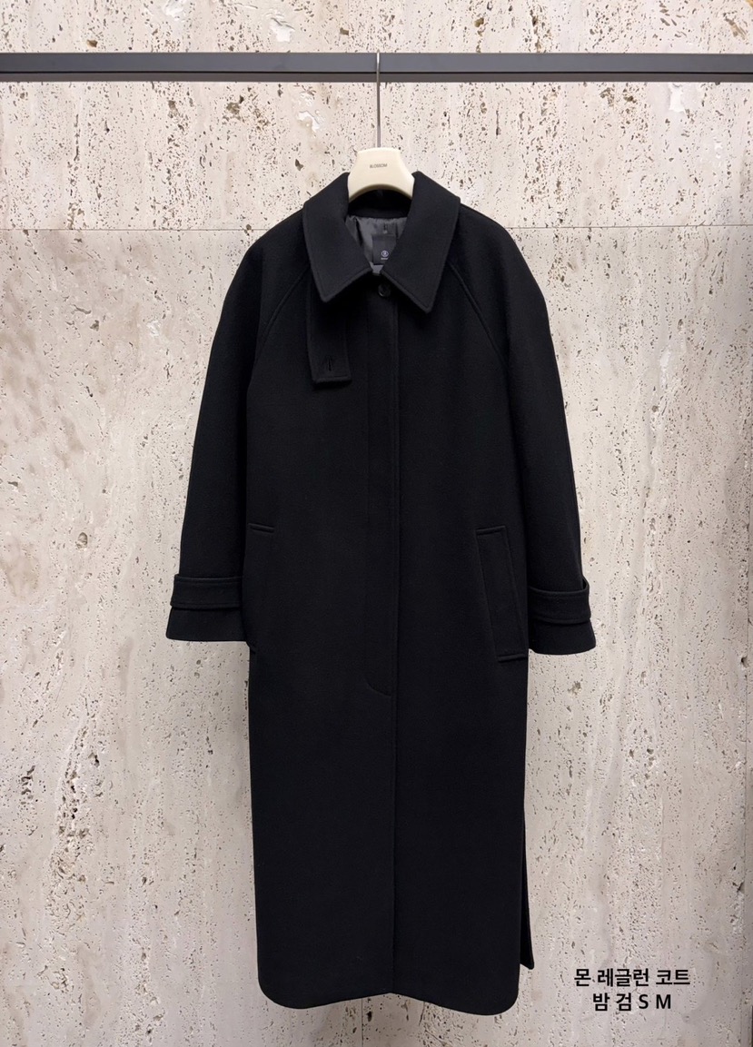 BLOSSOM東大門㊣直郵女裝新款人氣時尚職業中長款大衣含腰帶BLOSSOM中長款大衣圖色2