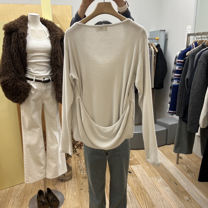 THEPLAN東大門㊣直郵女裝新款人氣熱賣時尚25秋冬連衣裙假兩件THE PLAN連衣裙