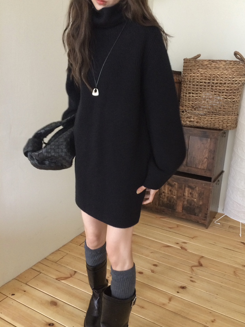 ANOU韓國代購㊣女裝新款推薦時尚25秋冬職業熱賣人氣連衣裙ANOU連衣裙