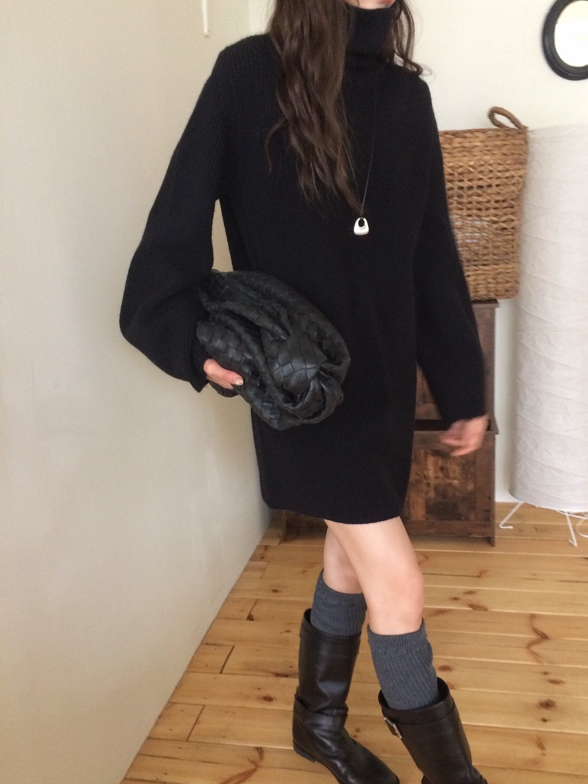 ANOU韓國代購㊣女裝新款推薦時尚25秋冬職業熱賣人氣連衣裙ANOU連衣裙