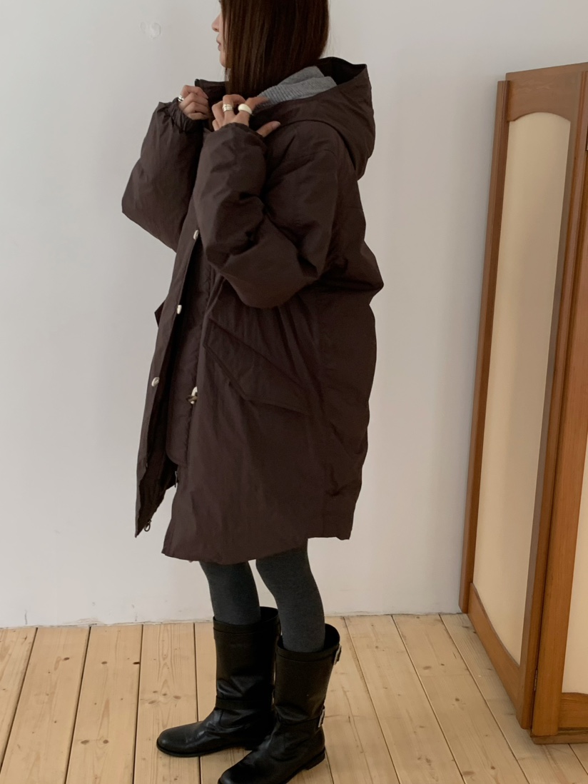 ANOU東大門㊣直郵女裝新品推薦25秋冬時尚休閑熱賣長款羽絨服ANOU長款羽絨服