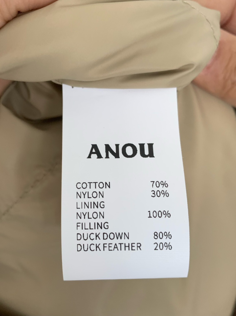ANOU東大門㊣直郵女裝新品推薦25秋冬時尚休閑熱賣長款羽絨服ANOU長款羽絨服