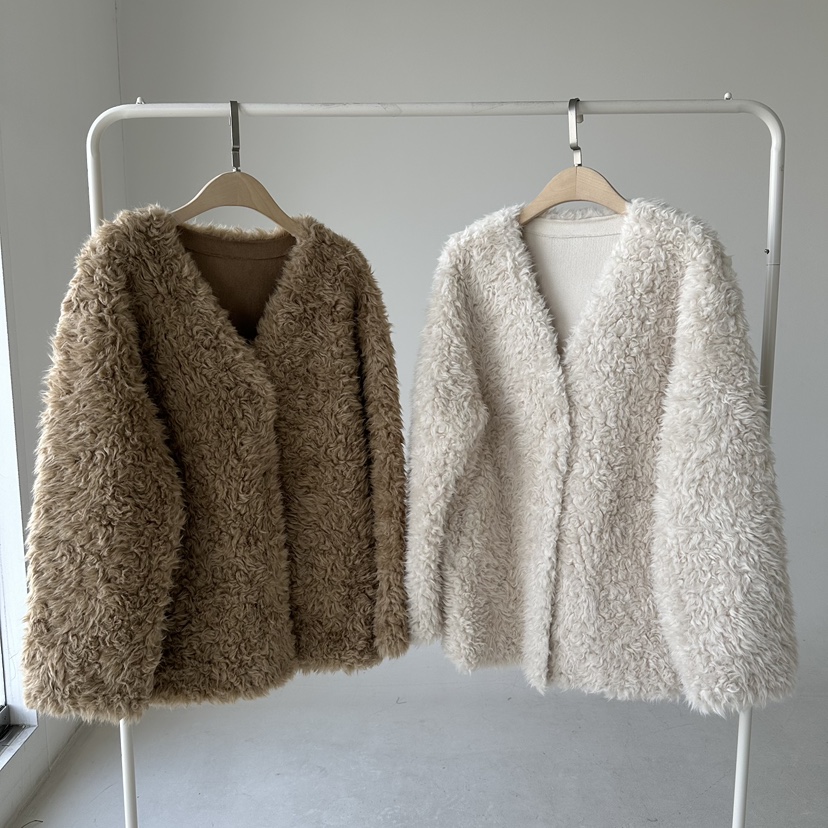 JENNY 1976東大門㊣代購女裝新款時尚休閑職業短款大衣羊毛JENNY 1976短款大衣