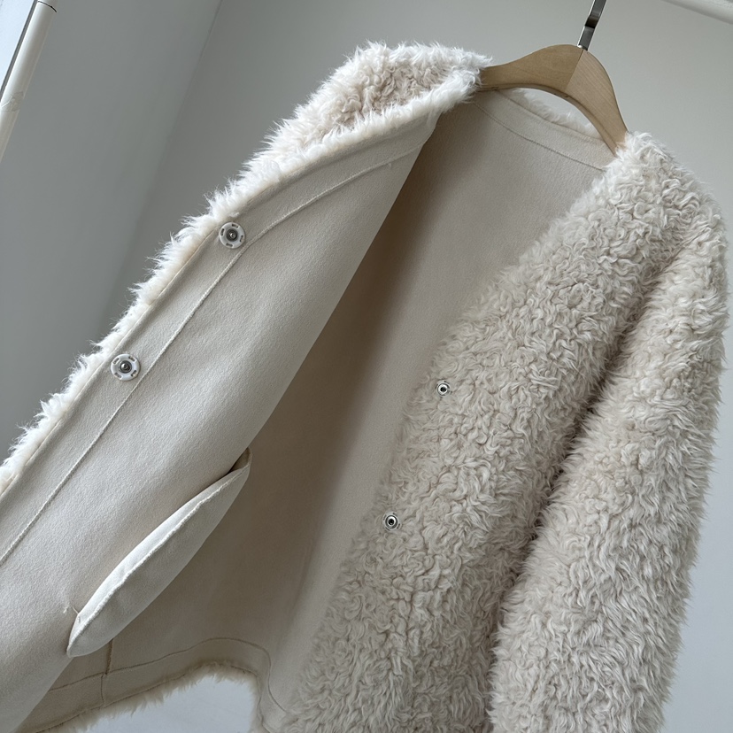 JENNY 1976東大門㊣代購女裝新款時尚休閑職業短款大衣羊毛JENNY 1976短款大衣