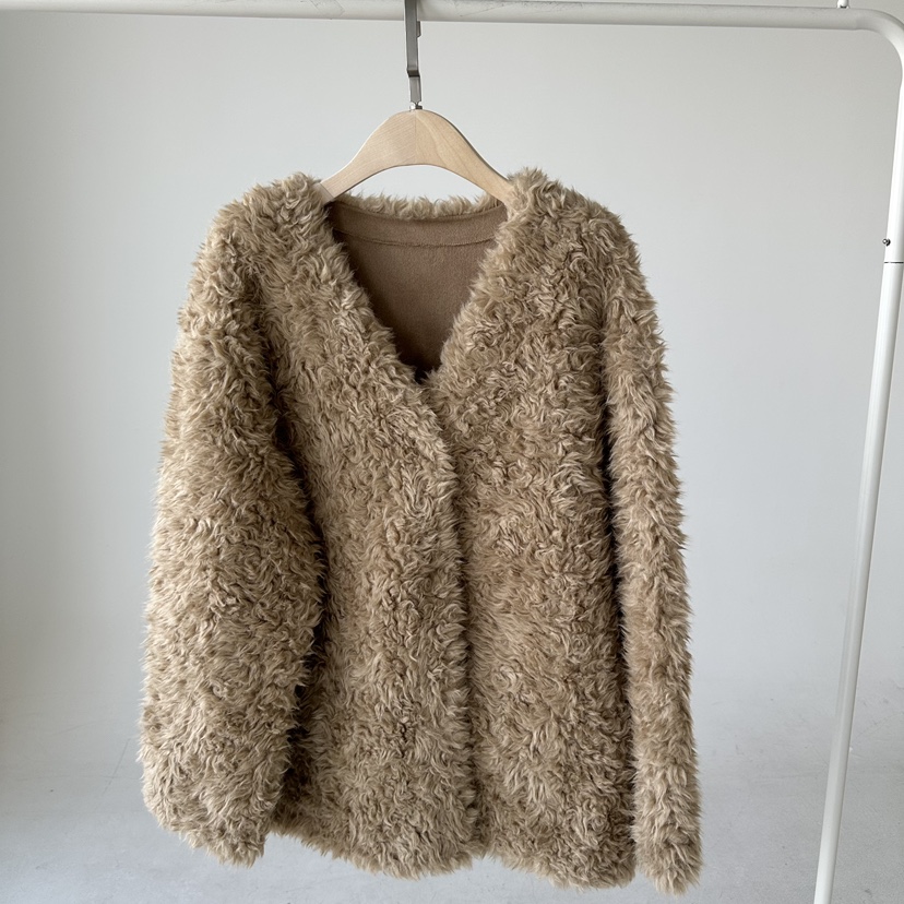 JENNY 1976東大門㊣代購女裝新款時尚休閑職業短款大衣羊毛JENNY 1976短款大衣圖色2