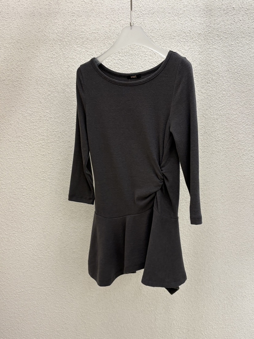 MWE東大門㊣實拍女裝新款人氣25秋冬職業時尚推薦休閑連衣裙MWE連衣裙圖色2