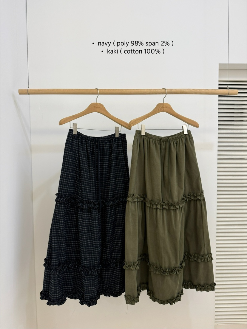 BY CHAPTER韓國直郵㊣女士新品時尚推薦休閑人氣職業25秋冬長裙BY Chapter長裙