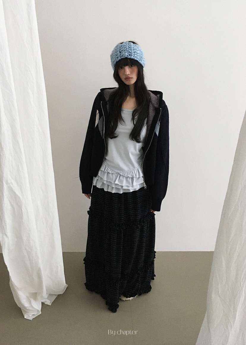 BY CHAPTER韓國直郵㊣女士新品時尚推薦休閑人氣職業25秋冬長裙BY Chapter長裙