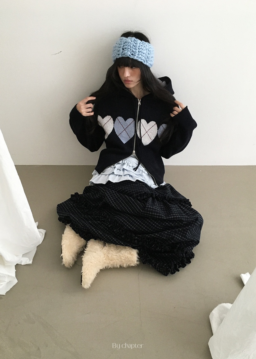 BY CHAPTER韓國直郵㊣女士新品時尚推薦休閑人氣職業25秋冬長裙BY Chapter長裙