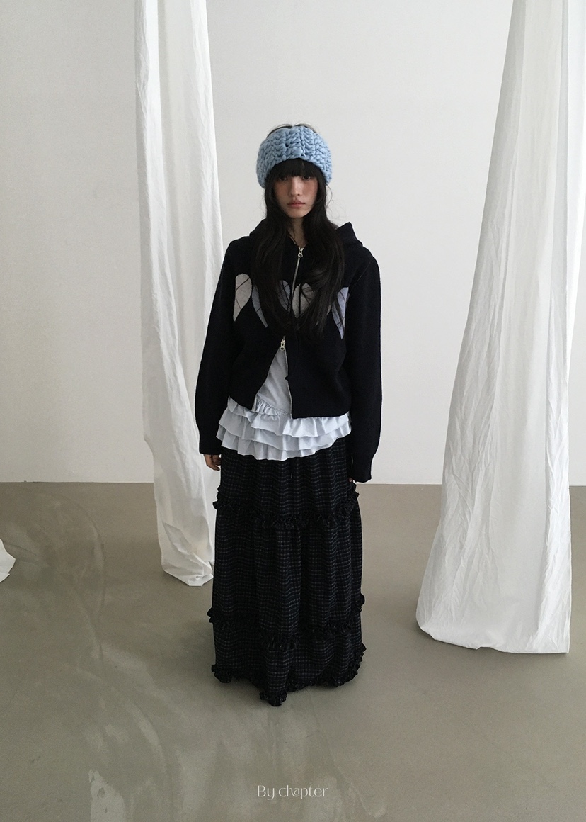 BY CHAPTER韓國直郵㊣女士新品時尚推薦休閑人氣職業25秋冬長裙BY Chapter長裙