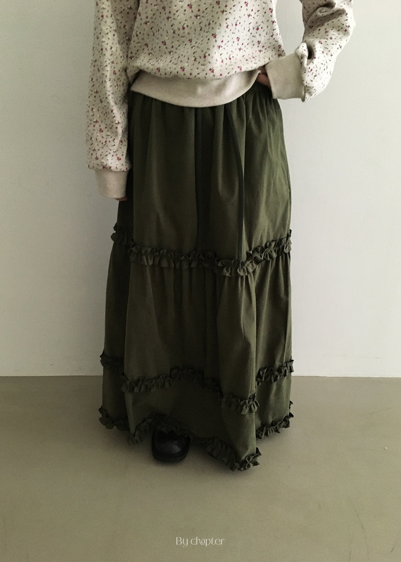 BY CHAPTER韓國直郵㊣女士新品時尚推薦休閑人氣職業25秋冬長裙BY Chapter長裙圖色1