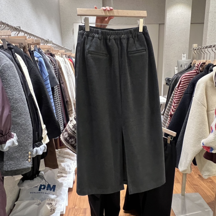 COMELY東大門㊣代購女士新款25秋冬推薦休閑時尚半身裙中短裙COMELY半身裙/中短裙