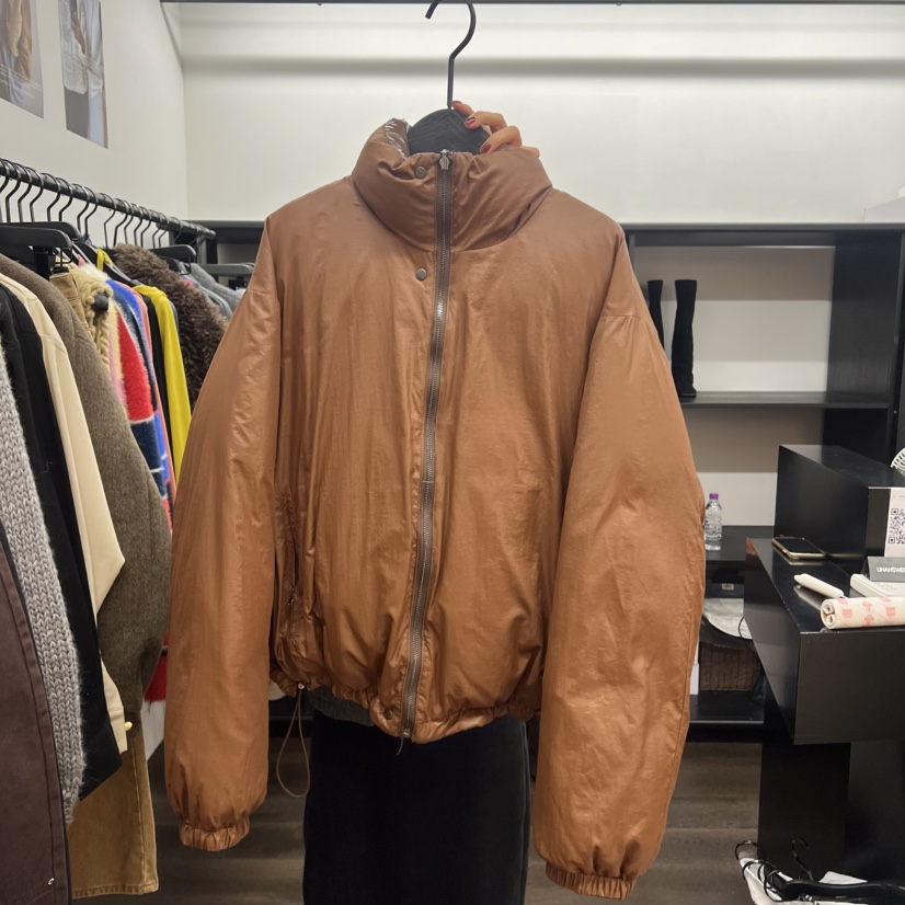 UNANSWERED-MYSTERY東大門㊣實拍女裝新品職業短款羽絨服兩面穿絨UNANSWERED-MYSTERY短款羽絨服圖色2