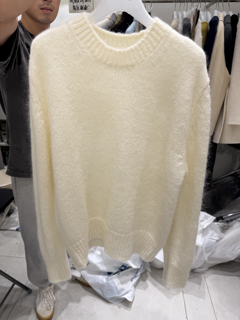 WOOD SAGE東大門㊣實拍女裝新款熱賣休閑推薦針織衫馬海毛WOOD SAGE針織衫圖色1