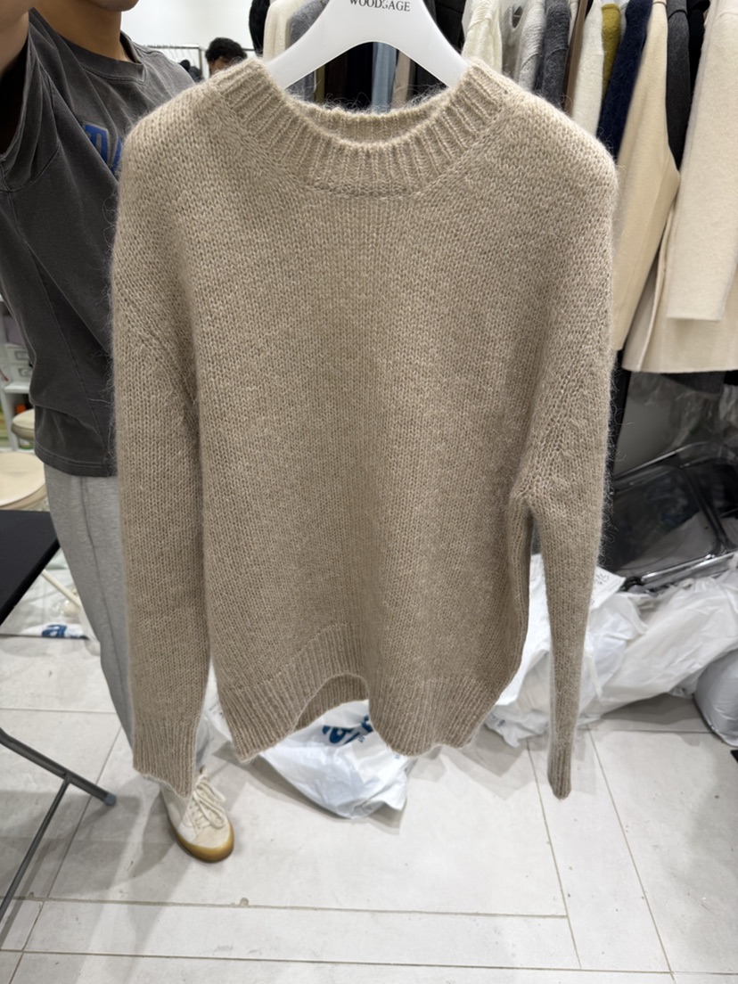 WOOD SAGE東大門㊣實拍女裝新款熱賣休閑推薦針織衫馬海毛WOOD SAGE針織衫圖色2