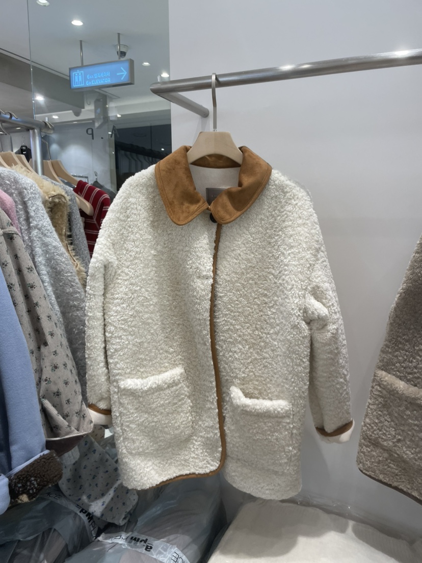 A P-STUDIO韓國直郵㊣女士新款休閑人氣職業推薦短款大衣A P-STUDIO短款大衣圖色2