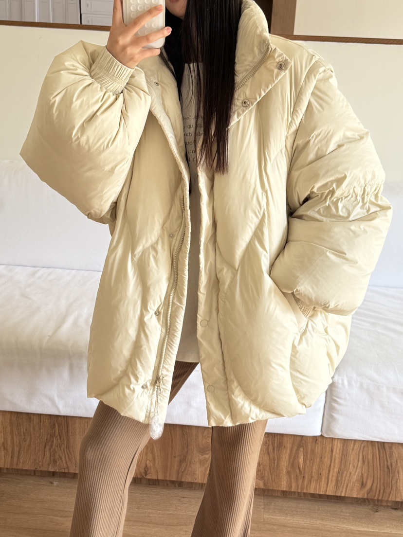 A P-STUDIO韓國代購㊣女士新款時尚人氣短款羽絨服可拆卸A P-STUDIO短款羽絨服