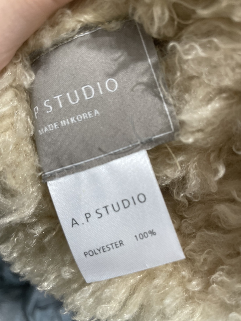 A P-STUDIO東大門㊣直郵女士新品25秋冬時尚休閑馬甲羊毛A P-STUDIO馬甲