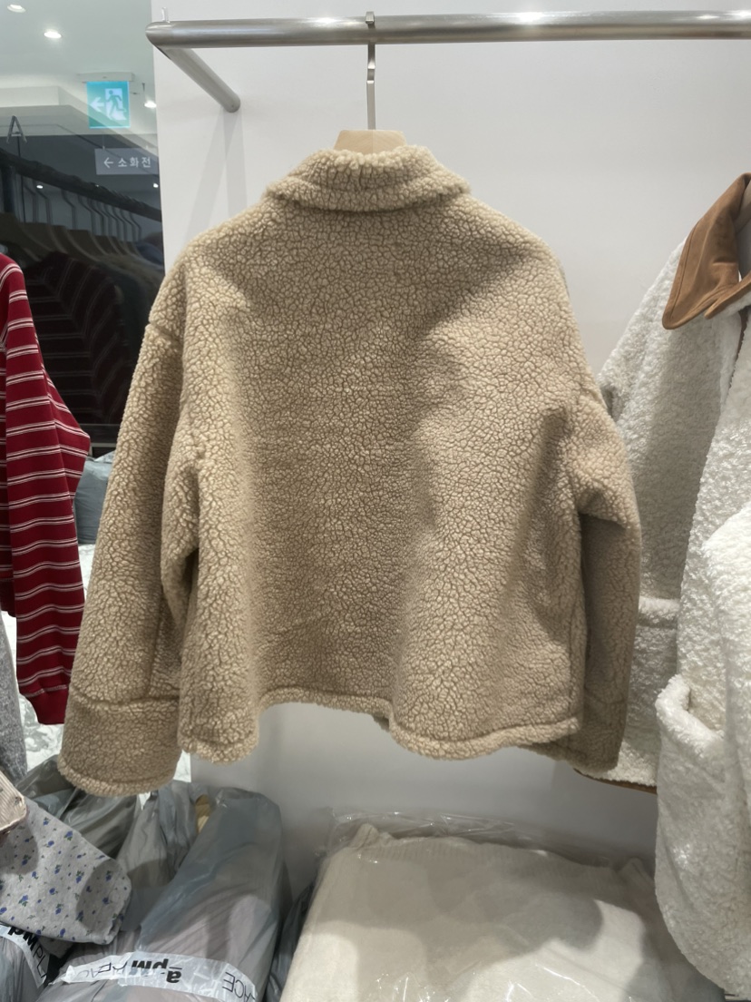 A P-STUDIO東大門㊣代購女裝新款休閑人氣25秋冬短款大衣A P-STUDIO短款大衣